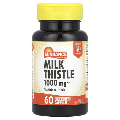 Milk Thistle, 60 Quick Release Capsules (250 mg per Capsule)