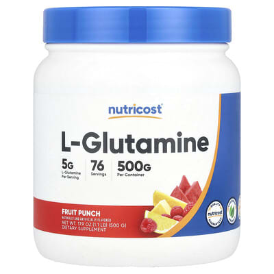 L-Glutamine, Fruit Punch, 500 г