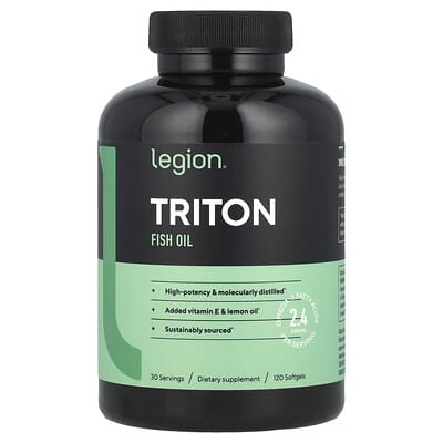 Рыбий жир Triton, 120 мягких капсул