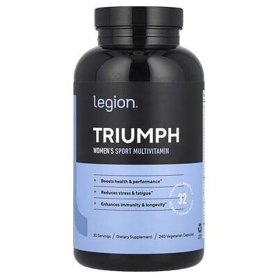 Triumph Женские спортивные мультивитамины, 240 вегетарианских капсул