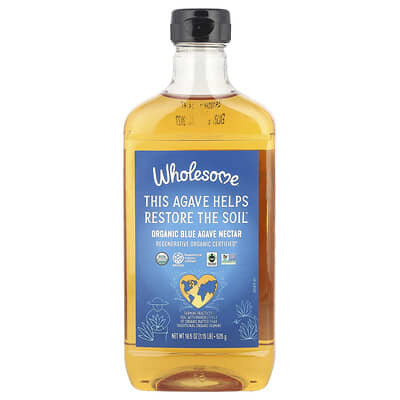 Organic Blue Agave Nectar, 18.5 oz (525 g)