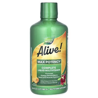 Жидкие мультивитамины Alive! Complete, Citrus, 30.4 fl oz (900 ml)