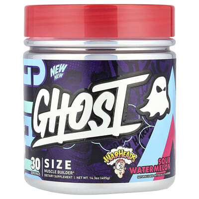 Ghost Muscle Builder Warheads® Sour Watermelon, 14.3 oz (405 g)