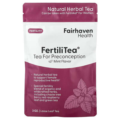 FertiliTea®, чай для подготовки к беременности, Мята, 3 oz