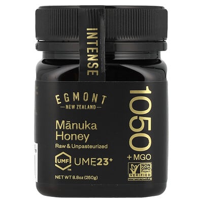 Натуральный необработанный мед Manuka, UMF™ 23+, MGO+ 1,050, 8.8 oz (250 g)
