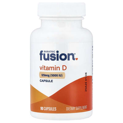 Vitamin D, 125 mcg (5,000 IU), 90 Capsules