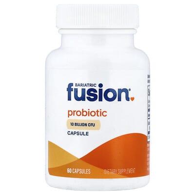 Bariatric Fusion Пробиотик, 10 Billion CFU, 60 Capsules