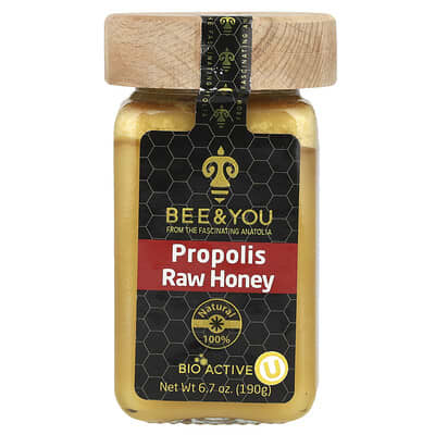 Bee & You Натуральный сырой мед, 6.7 oz (190 g)