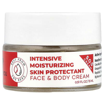Крем для лица и тела Bee & You Intensive Moisturizing Skin Protectant, 0.51 fl oz (15 ml)