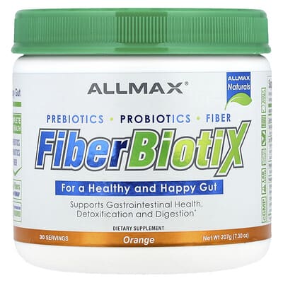 FiberBiotiX ALLMAX, апельсин, 7.3 oz (207 g)