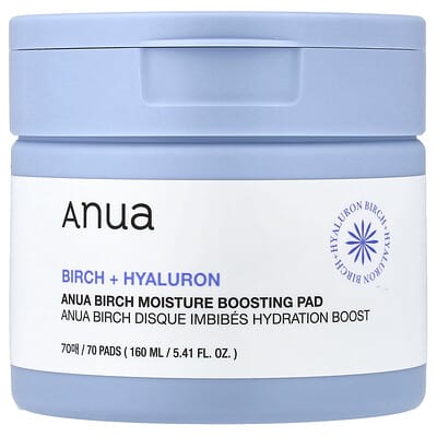 Очищающие диски с экстрактом березы Anua, 70 шт