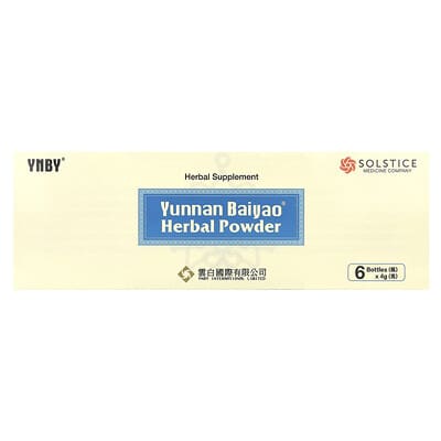 Травяной порошок Yunnan Baiyao, 6 шт по 4 g
