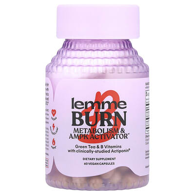 Burn, Metabolism & AMPK Activator, 60 веганских капсул