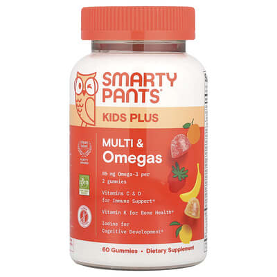 Kids Plus, Multi & Omegas Gummies, Toy Story 5, Lemon, Orange, and Strawberry Banana, 60 Gummies