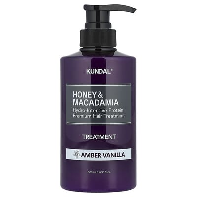Honey & Macadamia, Treatment, Amber Vanilla, 16.9 fl oz (500 ml)