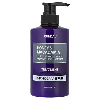 Honey & Macadamia, Treatment, Pink Grapefruit, 16.9 fl oz (500 ml)