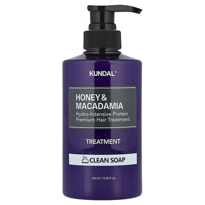 Kundal Очищающее мыло с медом и макадамией, 16.9 fl oz (500 ml)
