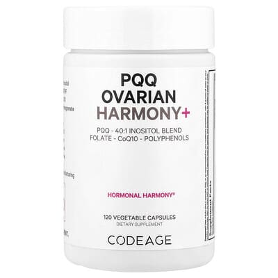 PQQ Ovarian Harmony+, 120 растительных капсул