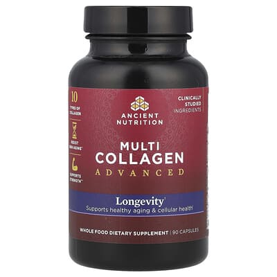 Мультиколлаген Advanced, Longevity, 90 капсул