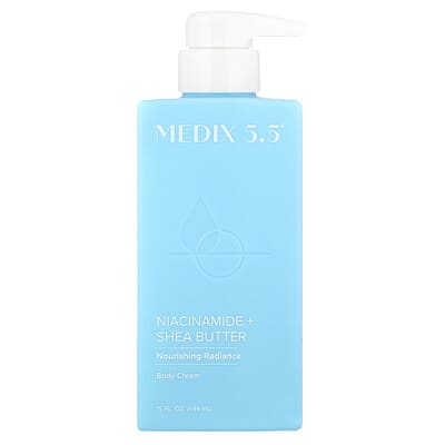 Крем для тела Medix 5.5 с ниацинамидом и маслом ши, 15 fl oz (444 ml)