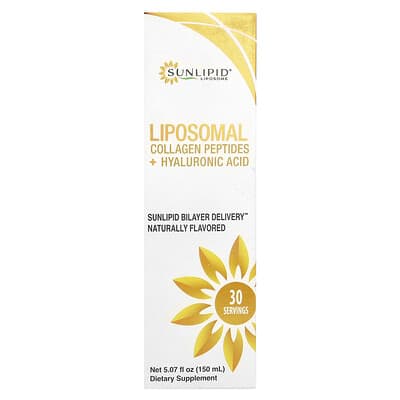 Sunlipid липосомальный коллаген + гиалуроновая кислота, 5.07 fl oz (150 ml)