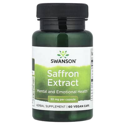 Saffron Extract, 30 mg, 60 Vegan Caps