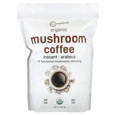 Micro Ingredients органический растворимый грибной кофе, 28 oz (793 g)