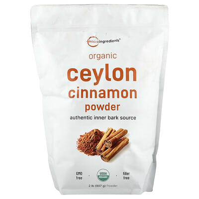 Organic Ceylon Cinnamon Powder, 2 lb (907 g)