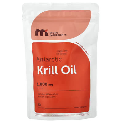 Antarctic Krill Oil, 300 мягких капсул (500 mg на капсулу)