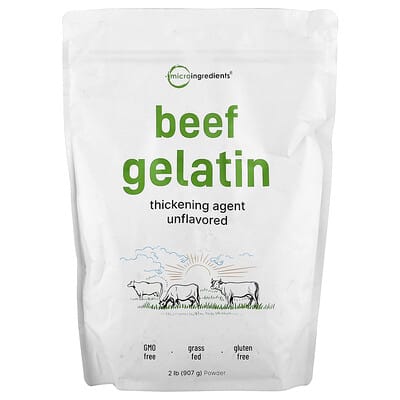 Говяжий желатин в порошке, без вкуса, 2 lb (907 g)