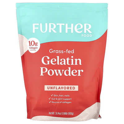 Grass-Fed Gelatin Powder пищевой желатин без вкуса, 31.74 oz (900 g)