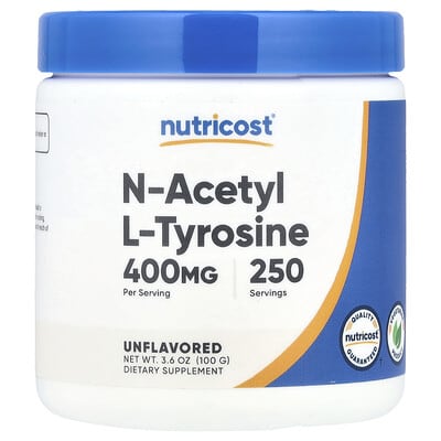 Nutricost N-Acetyl L-Tyrosine без вкуса 3.6 oz (100 g)