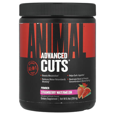 Advanced Cuts® Powder, Strawberry Watermelon, 8.4 oz (239.4 g)