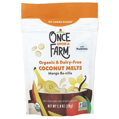 Organic Coconut Melts, Toddler, Mango Ba-nilla, 1 oz (28 g)