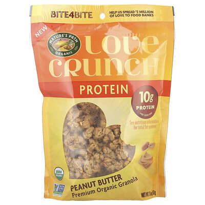 Гранола Love Crunch Protein Premium Organic Peanut Butter