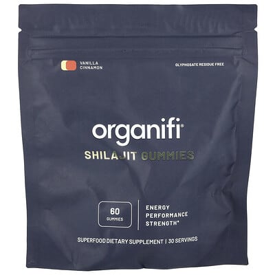 Желейные конфеты Shilajit Gummies, Vanilla Cinnamon, 60 шт