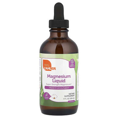 Magnesium Liquid, Unflavored, 4 fl oz (118 ml)