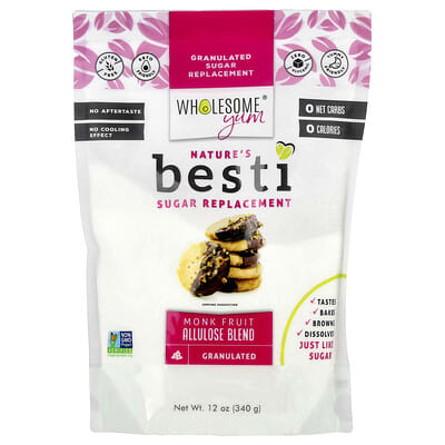 Besti заменитель сахара, смесь монашеского фрукта и аллюлозы, 12 oz (340 g)