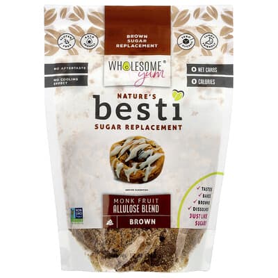 Заменитель сахара Besti, смесь аллюлозы и монашеского фрукта, 12 oz (340 g)
