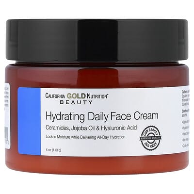 Увлажняющий дневной крем для лица California Gold Nutrition, 4 oz (113 g)