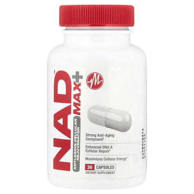 NAD MAX+™, Anti-Aging Cellular Rejuvenator, 30 Capsules