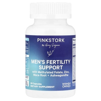 Мужские витамины для поддержки фертильности Pink Stork, 60 Capsules