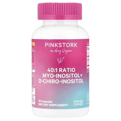 40:1 Ratio Myo-Inositol + D-Chiro-Inositol, 90 Capsules