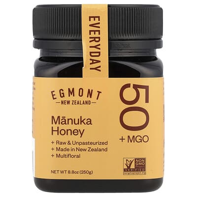 Мед Манука Egmont Honey Manuka Honey, Raw & Unpasteurized, MGO 50+, 8.8 oz (250 g)