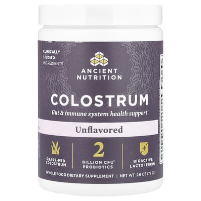 Ancient Nutrition Colostrum, без вкуса, 78 g