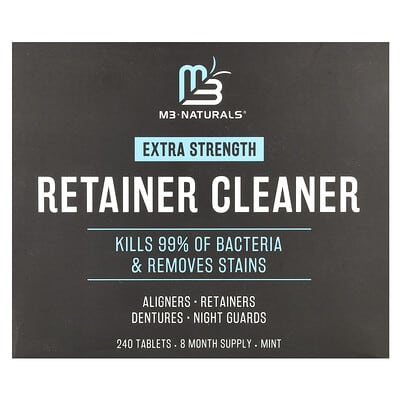 Retainer Cleaner, Mint, 240 Tablets