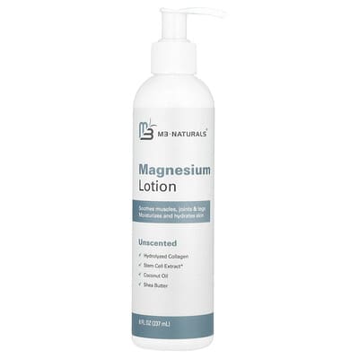 M3 Magnesium Lotion Unscented 8 fl oz (237 ml) лосьон