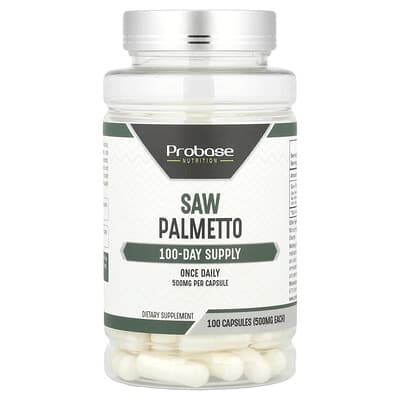 Saw Palmetto, 500 mg, 100 капсул