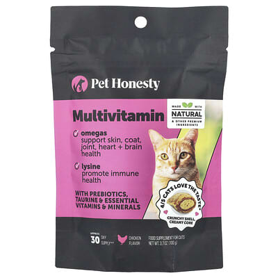 Multivitamin, For Cats, Chicken, 3.7 oz (100 g)
