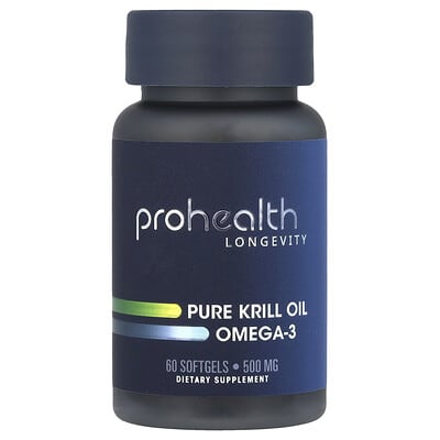 Omega-3 Pure Krill Oil, 60 мягких капсул